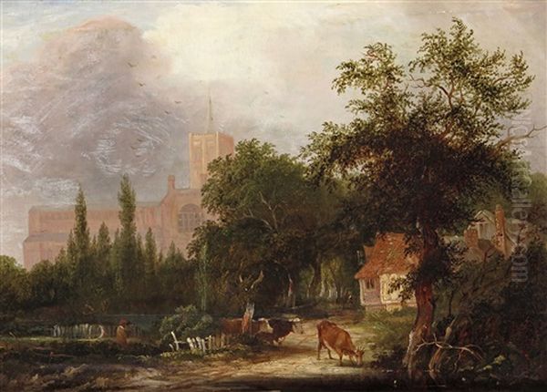 View Of Windsor Castle; View Of St. Alban's Cathedral - view 1