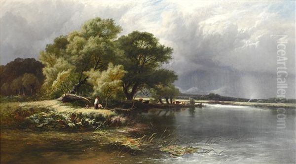 A Stormy Day On The Thames - view 1