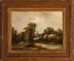 English Landscapes (pair) by Henry John Boddington