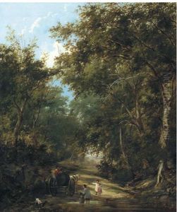 Children Filling A Water Wagon (a Lane Near Sevenoaks?) Children Filling A Water Wagon (a Lane Near Sevenoaks?)
