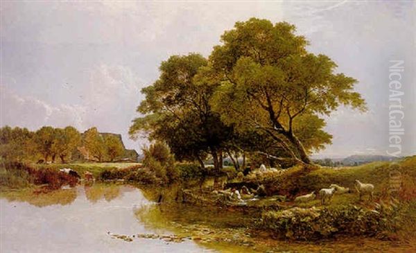 Sheep Washing by Henry John Boddington