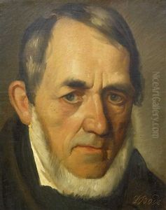 Bildnis Eines Herren Mit Weisem Kinnbart by Leopold Bode