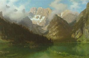 Abend Am Achensee In Tirol