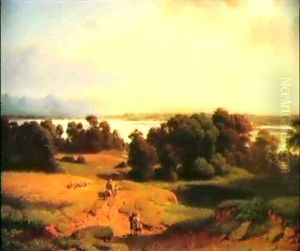 Getreideernte Am Starnberger See