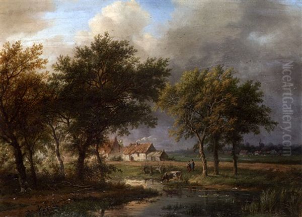 Flamische Landschaft Mit Gehoft - view 1