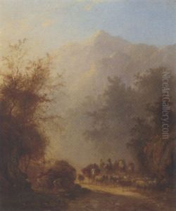 Encounter On A Mountain Path