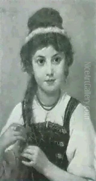 Kleines Madchen In Sonnatagstracht. - view 1