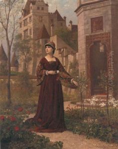 In The Castle Garden by Friedrich Bodenmuller