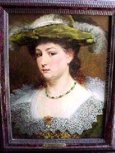 Portrait Of A Woman by Friedrich Bodenmuller