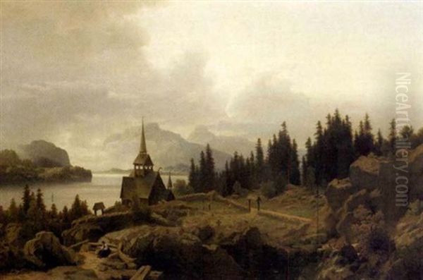 Stavkirke Ved Fjord - view 1