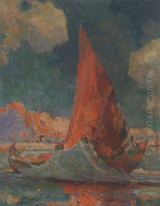 Harbor Scene Harbor Scene