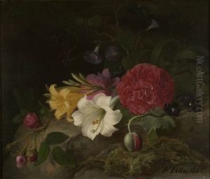Still Life With Flowers by Frants Diderik Boe