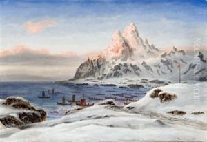 Vinterfiske I Lofoten by Frants Diderik Boe