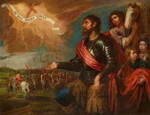 Constantine's Vision Of The Holy Cross by Jan Boeckhorst