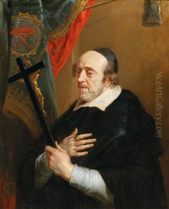Portrait Of Ambrosius Capello by Jan Boeckhorst