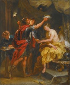 Alexander The Great Crowns Roxana by Jan Boeckhorst