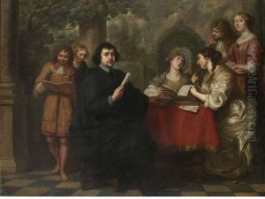 The Music Lesson by Jan Boeckhorst