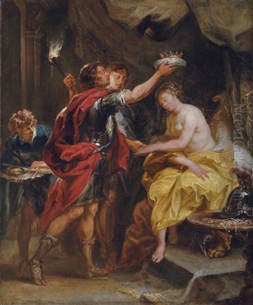 Alexander Crowning Roxana - view 1