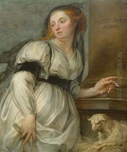 Darstellung Einer Sibylle by Johannes De Boeckhorst