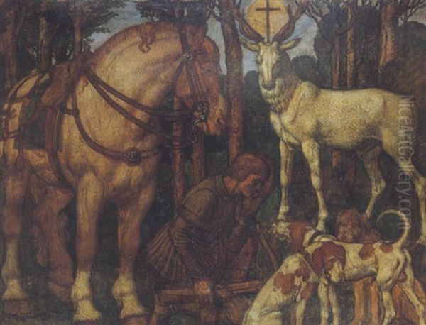 Hubertus Mit Dem Weisen Hirsch - view 1