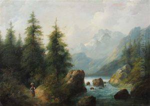 Partie Aus Der Steiermark by Eduard Boehm