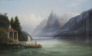 Tellskapelle Am Vierwaldstaddersee by Eduard Boehm