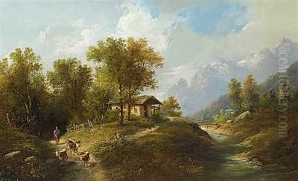 Gebirgsbach Aus Ober-baiern - view 1