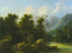 Partie Bei Salzburg by Eduard Boehm