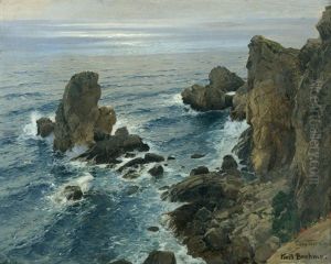 Capo Taormina Auf Sizilien by Karl Theodor Boehme