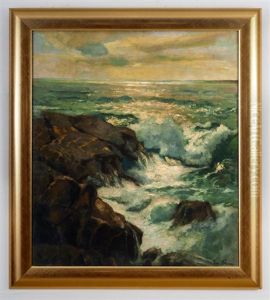 Meereskuste Auf Bornholm by Karl Theodor Boehme