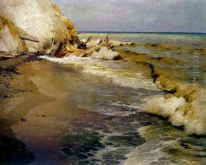 Sturmischer Tag Auf Rugen by Karl Theodor Boehme