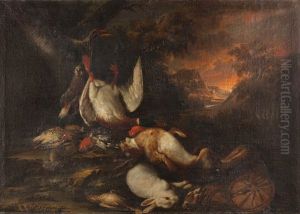 Still Life With Hunting Trophies by Pieter Boel