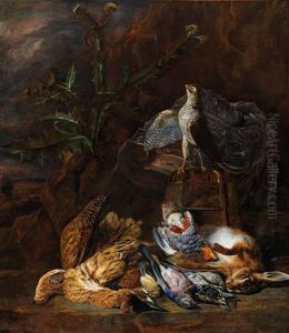 A Hunting Still Life With Wildfowl