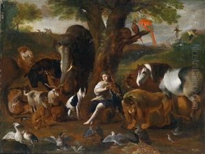 Orpheus Spielt Vor Den Tieren