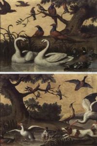 Volatiles Dans Un Paysage by Pieter Boel