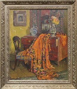 Interior Scene With Scarf