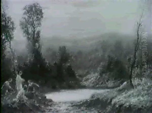 Sommerlandschaft (frauen Beim Bad) - view 1