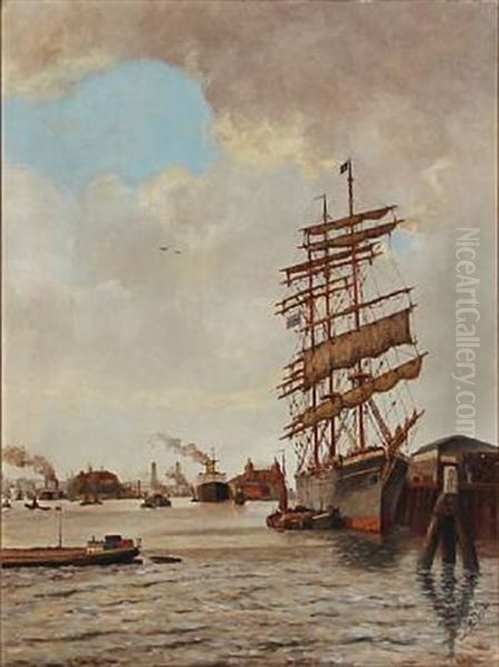 European Harbour Scape - view 1