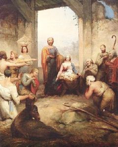 Anbetung Der Hirten by Otto De Boer