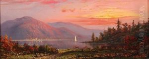 Scene Of The Hudson Highlands by Henry Boese