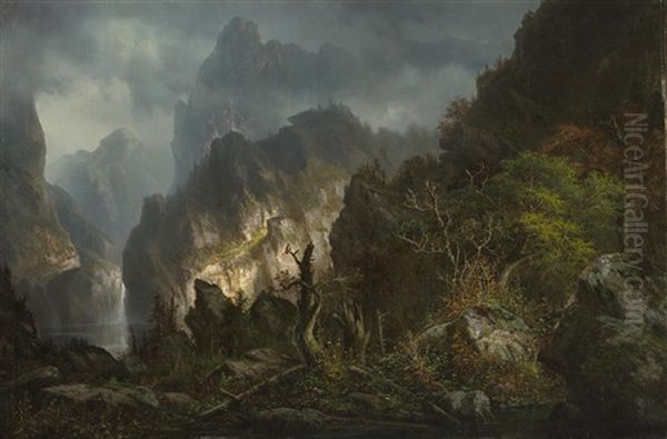A Storm In The Mountains - view 1