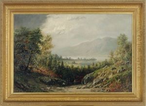 A Traveler On The Hudson Highlands Near Cold Spring