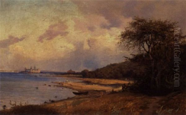 Kystparti Med Kronborg I Baggrunden - view 1