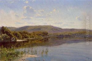 Sommerdag Med Udsigt Mod Himmelbjergt