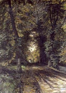 Efterar. Motiv Fra Skipperalleen Ved Fredensborg by Johannes Boesen