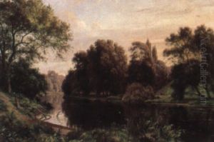Ved Kobenhavns Gamle Voldgrav by Johannes Boesen