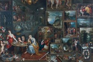 Allegorie De La Vue Et De L'odorat