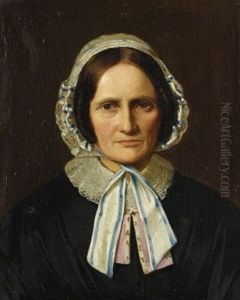 Portrats Des Malers Und Seiner Familie (5 Works) by Christian Eduard Boettcher