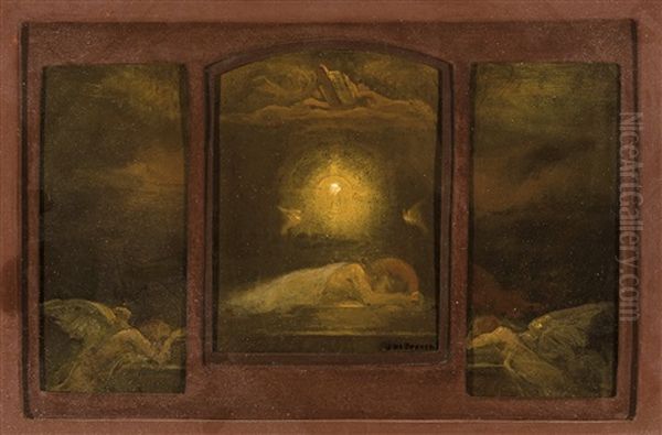 Les Anges Le Pleurent (triptych) - view 1