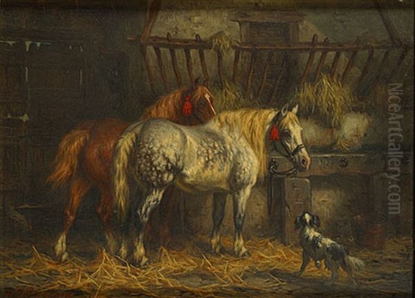 Paarden In De Stal - view 1